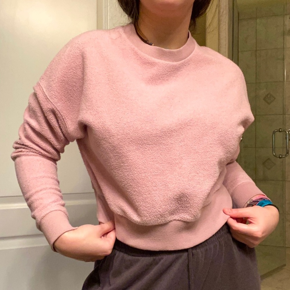 Pink Cropped Sweater